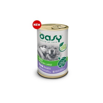OASY DOG ONE ADULT M/L ANATRA 400GR