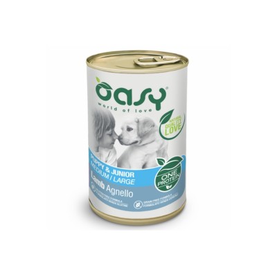 OASY DOG ONE PUPPY M/L AGNELLO 400GR