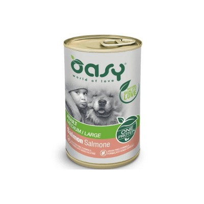 OASY DOG ONE ADULT M/L SALMONE 400GR