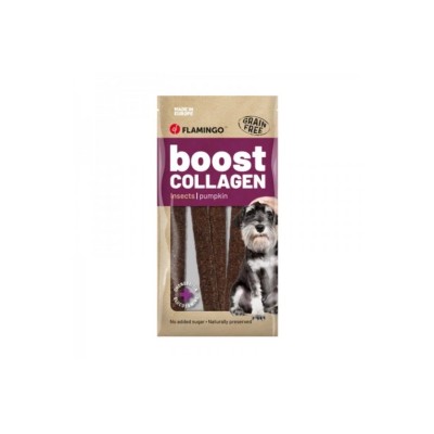 FLAMINGO BOOST SALSICCIA CON INSETTI E COLLAGENE 1PZ