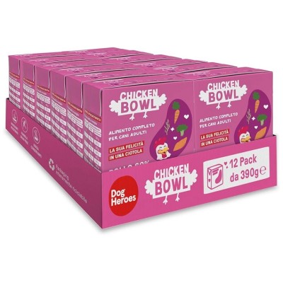 DOG HEROES POLLO BOWL 390GR