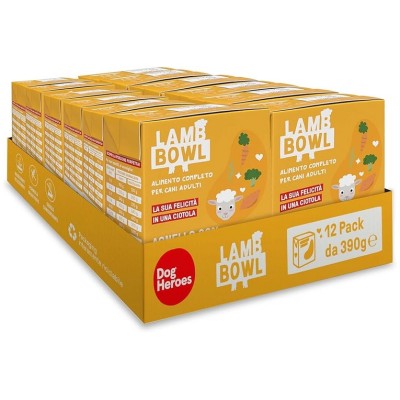 DOG HEROES AGNELLO BOWL 390GR