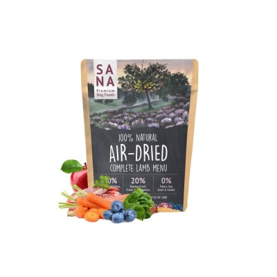 SANA DOG AIR DRIED COMPLETE LAMB MENU BARF 2,5KG