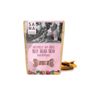 SANA DOG PELLE DI TESTA DI MANZO ESSICCATA AL'ARIA 350GR