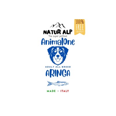 NATUR ALP ANIMALONE DOG ADULT ARINGA 2KG