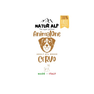 NATUR ALP ANIMALONE DOG ADULT CERVO 12KG