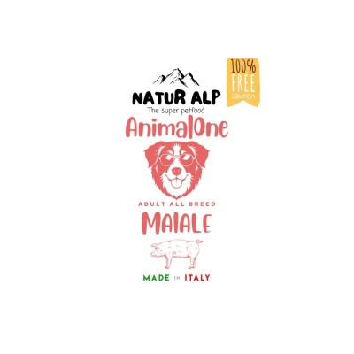 NATUR ALP ANIMALONE DOG ADULT MAIALE 2KG