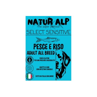 NATUR ALP DOG SELECT SENSITIVE ADULT PESCE 2KG