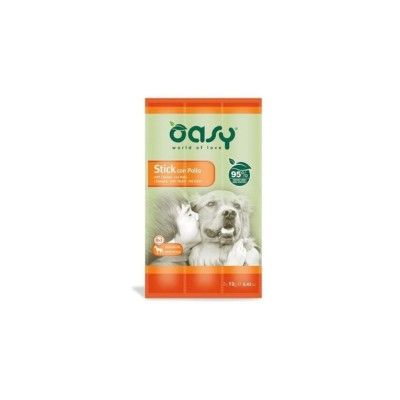OASY SNACK DOG STICK POLLO 3X12GR