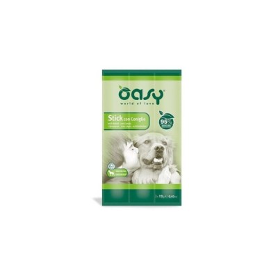 OASY SNACK DOG STICK CONIGLIO 3X12GR