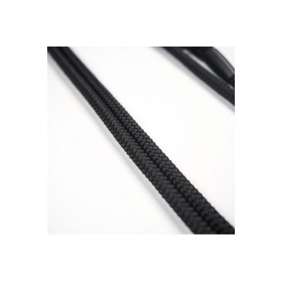 RINGHIO GUINZAGLIO ALLUNGABILE TOTAL BLACK 180CM