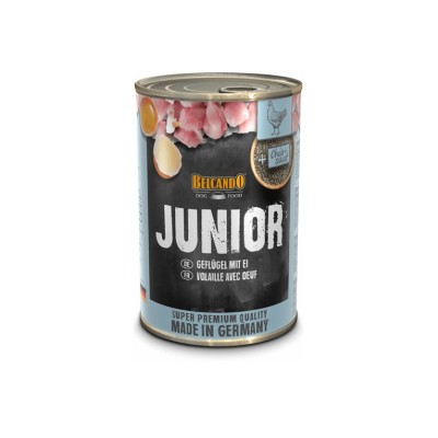 BELCANDO JUNIOR GEFLUGEN MIT EI 400GR BELCANDO JUNIOR GEFLUGEN MIT EI 400GR