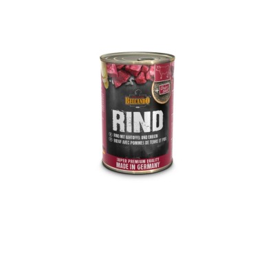 BELCANDO RIND MIT HIRSE, KAROTTEN UND ERBSEN 400GR BELCANDO RIND MIT HIRSE, KAROTTEN UND ERBSEN 400GR