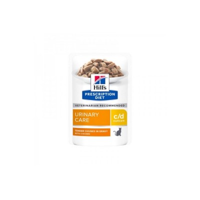 HILL'S DIET CAT C/D POLLO BUSTA 85GR