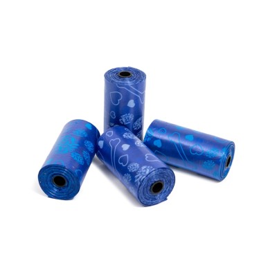 LEOPET SACCHETTI IGIENICI BLU 4 ROTOLI X20