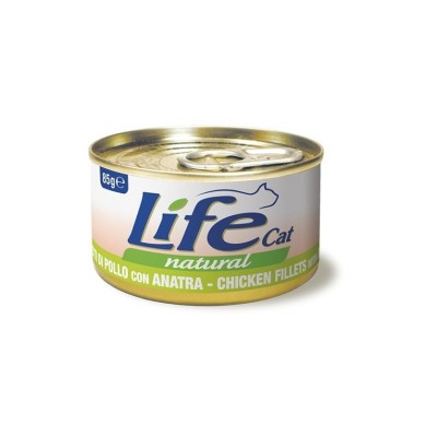 LIFE CAT FILETTI DI POLLO CON ANATRA 85GR