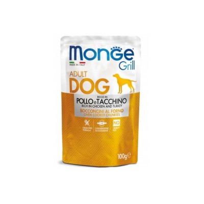 MONGE BUSTA GRILL POLLO E TACCHINO 100GR