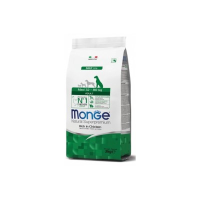 MONGE NATURAL SUPERPREMIUM DOG MAXI ADULT POLLO 12KG