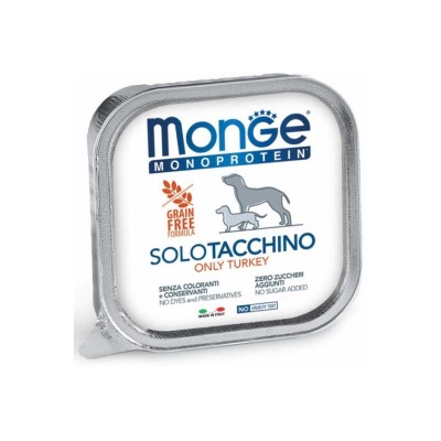 MONGE MONOPROTEICO SOLO TACCHINO 150GR