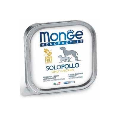 MONGE MONOPROTEICO SOLO POLLO 150GR