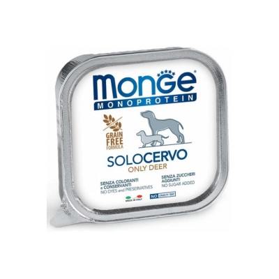 MONGE MONOPROTEICO SOLO CERVO 150GR