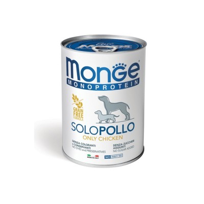 MONGE MONOPROTEICO SOLO POLLO 400GR