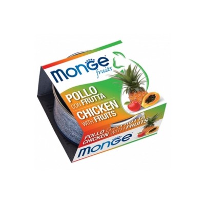 MONGE CAT FRUIT POLLO CON FRUTTA 80GR