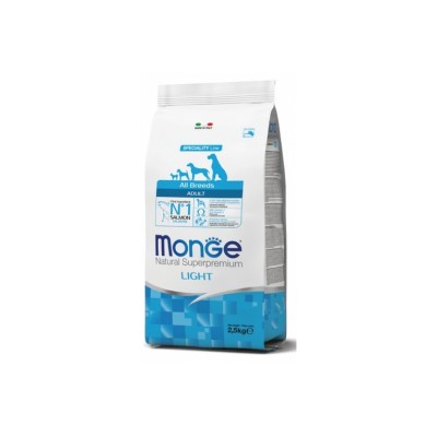 MONGE NATURAL SUPEPREMIUM DOG LIGHT SALMONE E RISO 12 KG