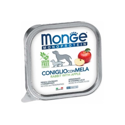 MONGE MONOPROTEICO CONIGLIO E MELA 150GR