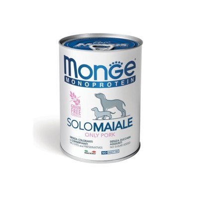 MONGE MONOPROTEICO SOLO MAIALE 400GR