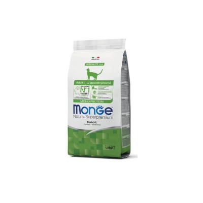 MONGE NATURAL SUPERPREMIUM CAT CONIGLIO 1,5KG