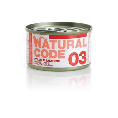 NATURAL CODE 03 POLLO E SALMONE 85 GR