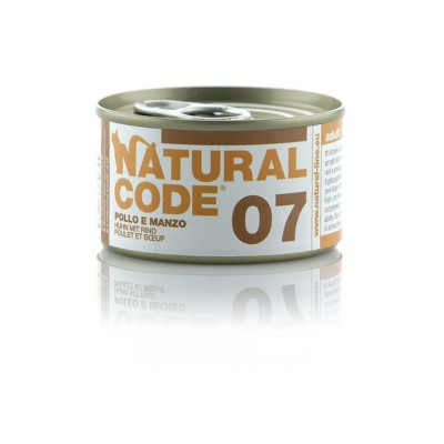 NATURAL CODE 07 POLLO E MANZO 85 GR