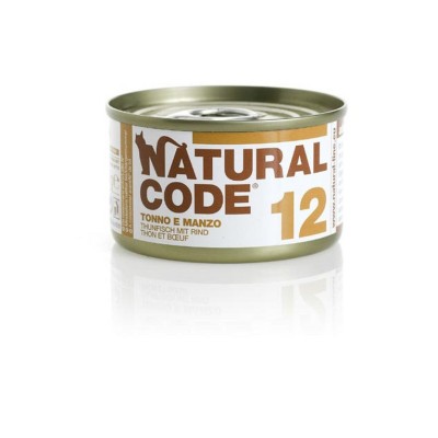 NATURAL CODE 12 TONNO E MANZO 85 GR
