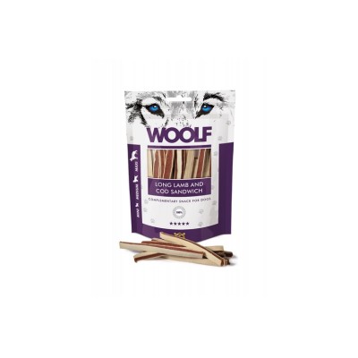 WOOLF SANDWICH LUNGO DI AGNELLO E MERLUZZO 100GR