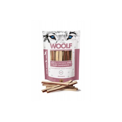 WOOLF SANDWICH LUNGO DI POLLO E MERLUZZO 100GR