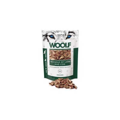 WOOLF TRIANGOLO DI AGNELLO E MERLUZZO 100GR