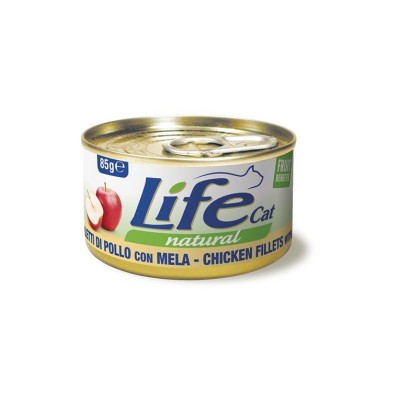 LIFE CAT FILETTI DI POLLO CON MELA 85GR
