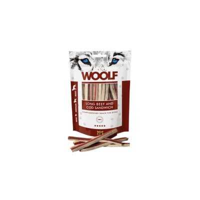 WOOLF SANDWICH LUNGO DI MANZO E MERLUZZO 100GR