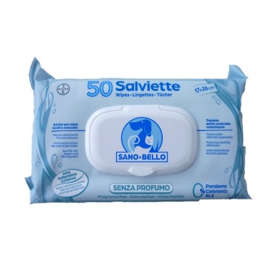 BAYER SALVIETTE SENZA PROFUMO 50PZ