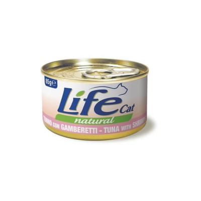 LIFE CAT FILETTI DI TONNO CON GAMBERETTI 85GR