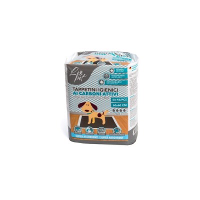 LEOPET TAPPETINI IGIENICI CARBONI 50PZ 60X60