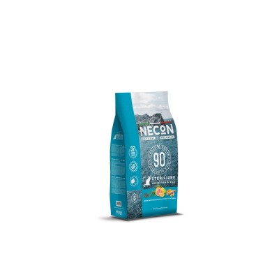 NECON NW CAT STERILISED PESCE BIANCO E RISO 1,5KG