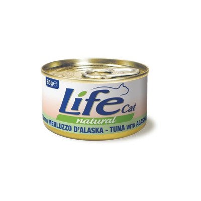 LIFE CAT FILETTI DI TONNETTO CON MERLUZZO D'ALASKA 85GR
