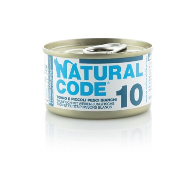 NATURAL CODE 10 TONNO E PESCE BIANCO 85 GR