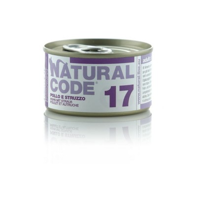 NATURAL CODE 17 POLLO E STRUZZO 85 GR