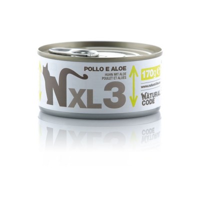 NATURAL CODE XL3 POLLO E ALOE 170GR
