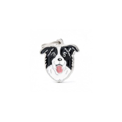 MY FAMILY MEDAGLIETTA IDENTIFICATIVA BORDER COLLIE