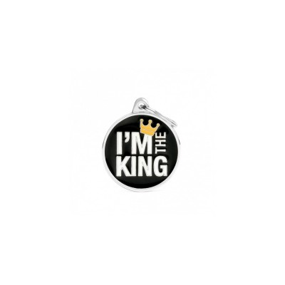 MY FAMILY MEDAGLIETTA IDENTIFICATIVA CERCHIO L THE KING