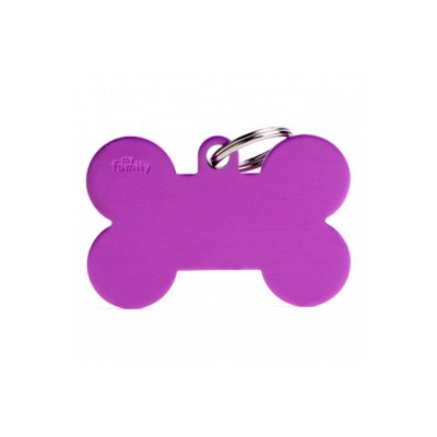 MY FAMILY MEDAGLIETTA IDENTIFICATIVA OSSO XL VIOLA